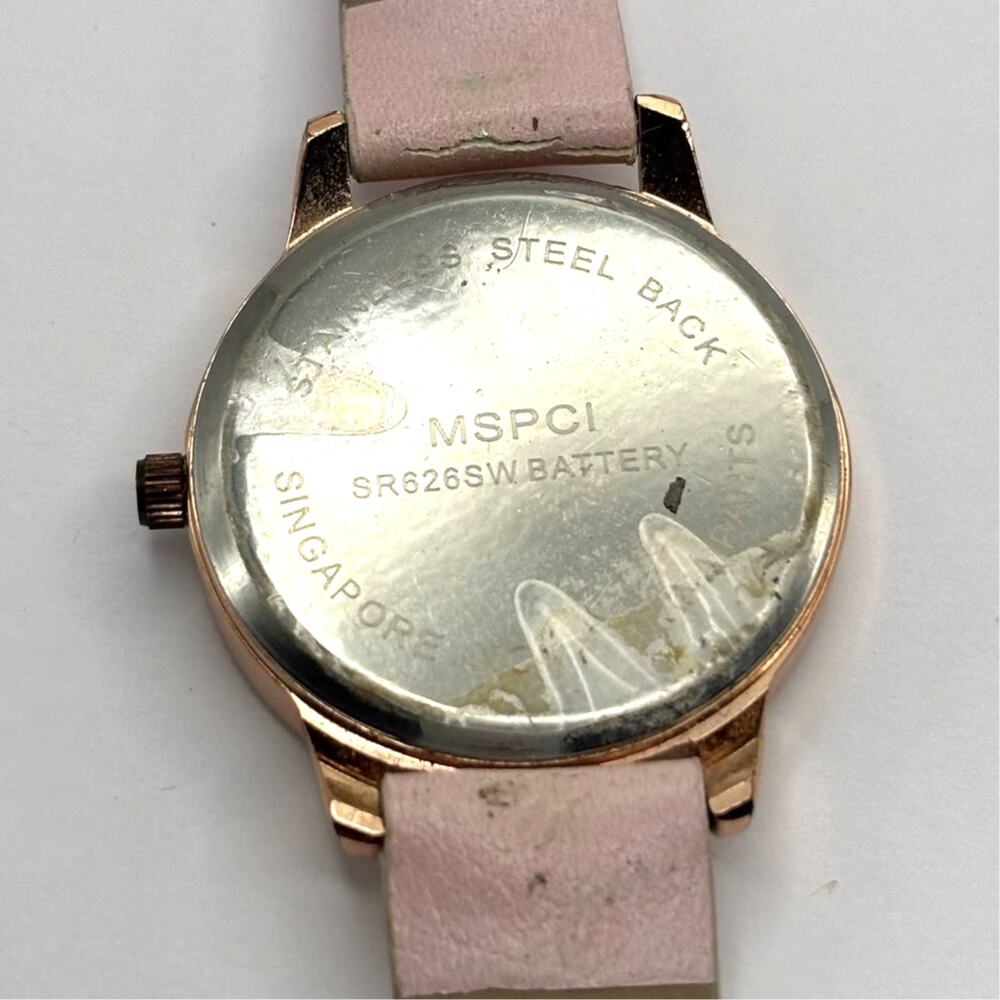 Gold & Pink Analog Watch - Picture 4 of 4